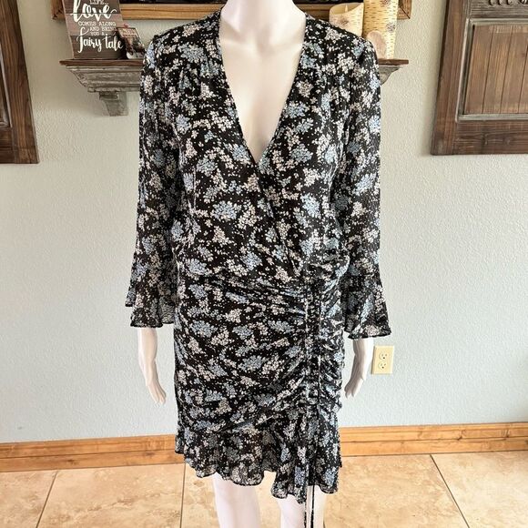 Veronica Beard Sean Silk Floral Mini Dress Size 6 - Picture 2 of 16